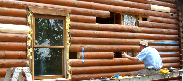 Log Home Repair Wayne County, Kentucky